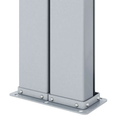 Zwijana markiza boczna na taras, antracytowa, 180 x 600 cm