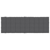 vidaXL Poduszka na leżak, antracytowy melanż, 186x58x3 cm