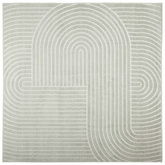 Dywany pokojowe Kwadrat PALMERAS Zielony 200 x 200 cm Poliester