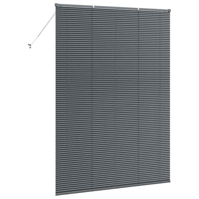 Żaluzje weneckie Ciemnoszary 220 x 155 cm Aluminium