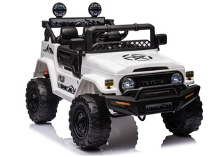 Auto Na Akumulator Toyota FJ Biała 4x4