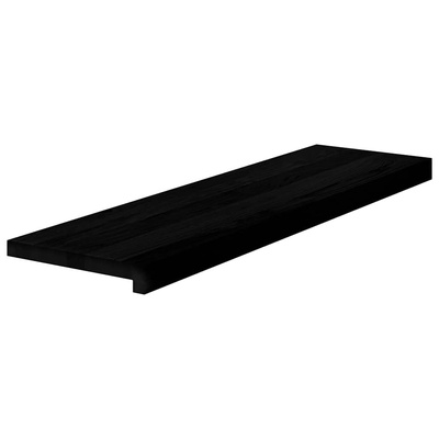 Stopnie schodowe, 4 szt. brązowoczarne 90x30x2cm lite drewno dębowe