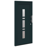 Drzwi Frontowe 98 x 208 cm PVC antracytowy