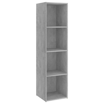 vidaXL Szafka pod TV, szarość betonu, 142,5x35x36,5 cm