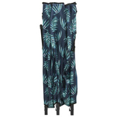 vidaXL Dwuosobowy leżak, składany, wzór w liście, stal