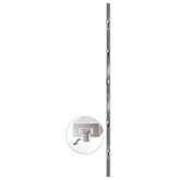vidaXL Drzwi wejściowe, białe, 98x208 cm, PVC