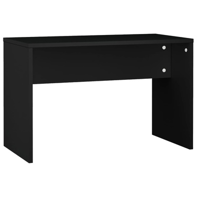 Toaletka z LED, czarna, materiał drewnopochodny
