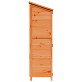 Shed ogrodowy brązowy 106,5 x 56 x 176 cm Drewno Świerkowe