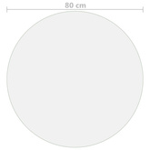 Mata ochronna na stół, przezroczysta, ? 80 cm, 2 mm, PVC
