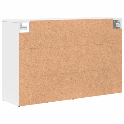Szafka na buty Biały 103 x 30 x 67 cm Materiał drewnopochodny
