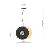 Lampa wisząca SOHO 2 BL GRAFIT