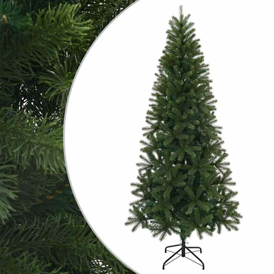 Sztuczna choinka z podstawą Zielony 180 cm PVC, PE i stal