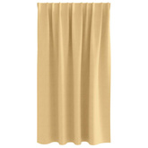 Firany blackout z kółkami 2 pcs Beżowy 140 x 140 cm Poliester