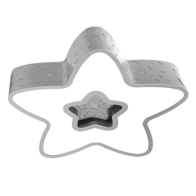 Lampa sufitowa LED dziecięca szara gwiazdka 28W + pilot