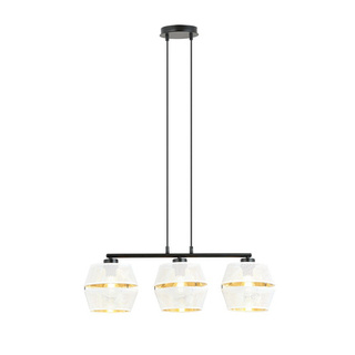 Lampa wisząca  PIANO 3 WHITE/GOLD