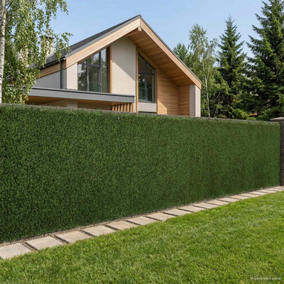 Sztuczne Ogrodzenie Jasnozielony 1 x 5 m PVC i stal