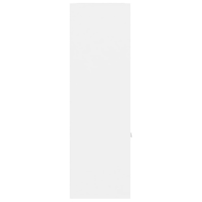 Regał na książki, biały, 98x30x98 cm, materiał drewnopochodny