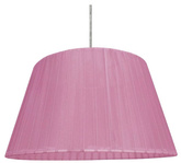 Lampa wisząca z abażurem Tiziano fioletowa pojedyncza do salonu