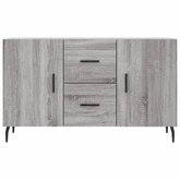 vidaXL Komoda, szary dąb sonoma, 100x36x60 cm, materiał drewnopochodny