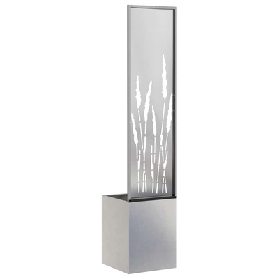 Ekran zapewniający prywatność w ogrodzie Srebrny 32 x 150 cm