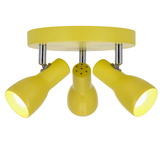 Lampa sufitowa Picardo plafon metalowy żółty regulowany 3-punktowy E14