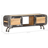 vidaXL Szafka pod TV, 120 x 30 x 42 cm, lite drewno mango
