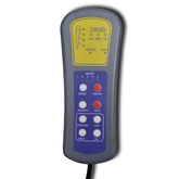 vidaXL Rozkładany leżak masujący, czarny, sztuczna skóra