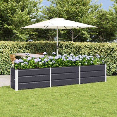 Donica Antracyt 240 x 40 x 45 cm Stal