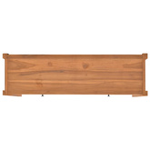 vidaXL Biurko z 2 szufladami, 140x40x75 cm, drewno tekowe