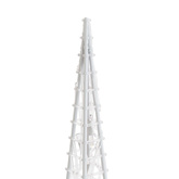 Akrylowy stożek dekoracyjny, niebieski, LED, 90 cm