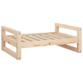 vidaXL Legowisko dla psa, 75,5x55,5x28 cm, lite drewno sosnowe