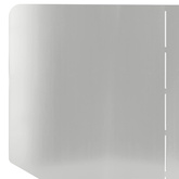 Krawężnik do trawnika 100 x 45 cm Stal srebrny