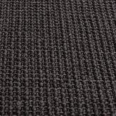 vidaXL Dywanik, naturalny sizal, 100x350 cm, czarny