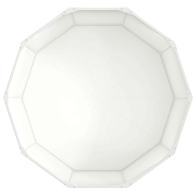Donica Biały 120 x 120 x 50 cm Stal