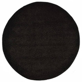 vidaXL Dywan shaggy, 160 cm, czarny