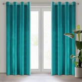 Zasłona Samanta turkusowa 140x250