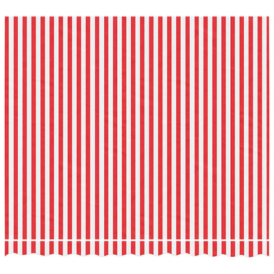 Zapasowa tkanina na markizę, czerwono-biała, 3x2,5 m, poliester