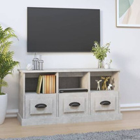 vidaXL Szafka pod TV, szarość betonu, 100x35x50 cm