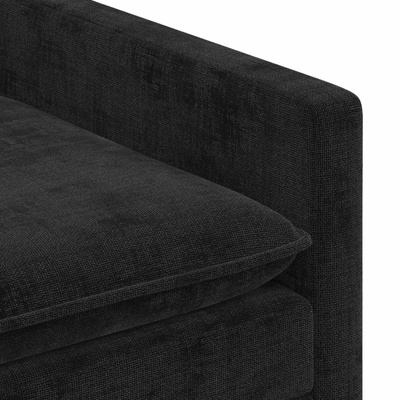 Sofa Czarny 126 x 81 x 87,5 cm Poliester