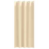 Firany blackout z kółkami 2 pcs Kremowy 225 x 140 cm Poliester