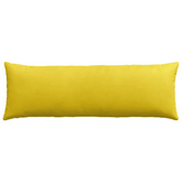 Poduszki na sofę 2 pcs Żółty 120 x 40 cm Tkanina sztruksowa