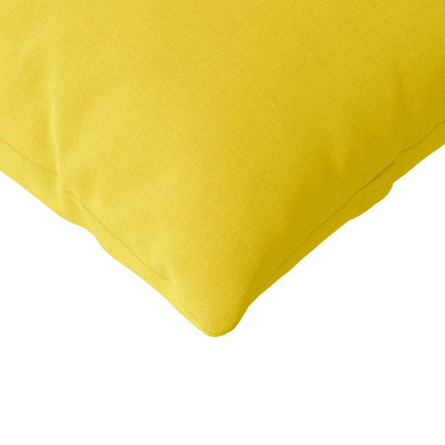 Poduszki na sofę 2 pcs Jasnożółty 145 x 40 cm tkanina