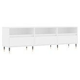 vidaXL Szafka pod TV, biała, 150x30x44,5 cm, materiał drewnopochodny wariant 5
