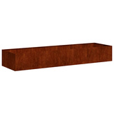 Doniczka Rusty 280x80x40 cm Stal nierdzewna