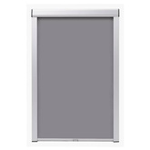 vidaXL Roleta zaciemniająca, szara, MK06