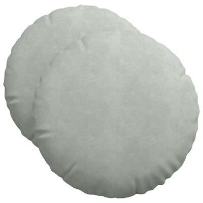 Poduszki na siedziska 2 pcs Jasnoszary ?50 x 19 cm Aksamit