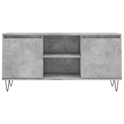 Szafka pod TV, szarość betonu, 104x35x50 cm vidaXL