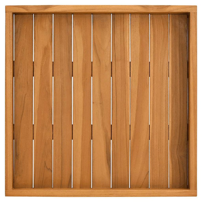 Taca, 50x50 cm, lite drewno tekowe