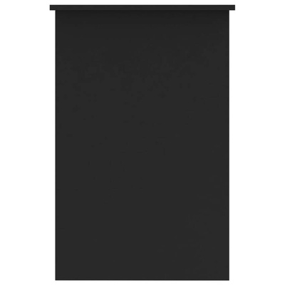 Biurko, czarne, 100x50x76 cm, materiał drewnopochodny vidaXL