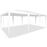 Namiot Imprezowy Biały 600 x 400 x 266 cm Polietylen i Stal